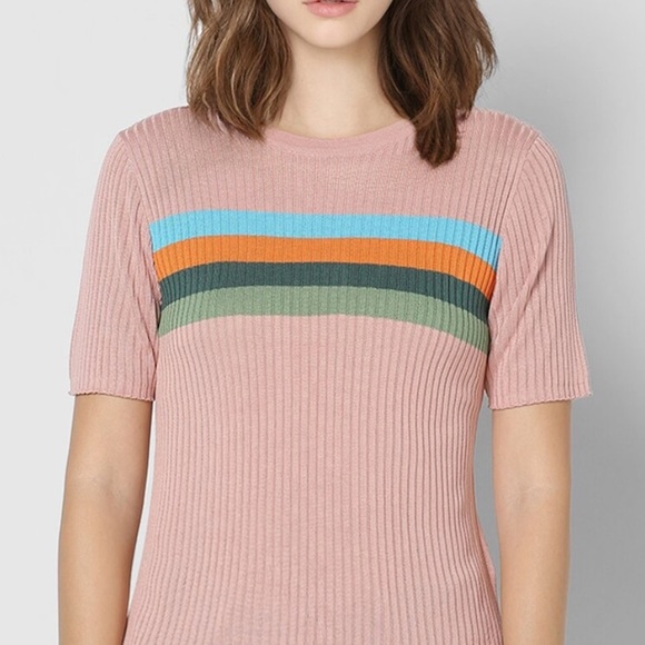 Only Tops - ONLY top new with tags ! Soft material ! Strips all over all !